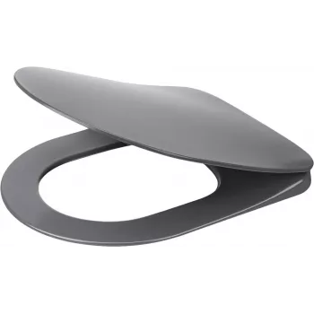 DEANTE Slim Soft-Close Tualeto Sėdynė D Formos Balta Duroplast