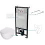 DEANTE 6-in-1 paslėptas tualeto rinkinys