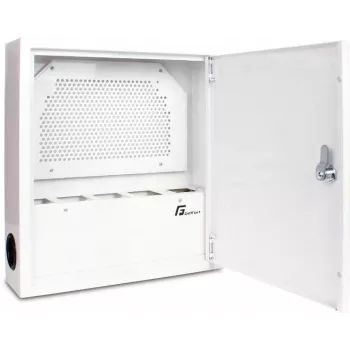 GETFORT Paviršinis daugialypės terpės spintelė 390x350x100 mm balta