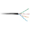 GETFORT Cat.5e U/UTP Outdoor Gel-Filled Twisted Pair Cable 500m Black