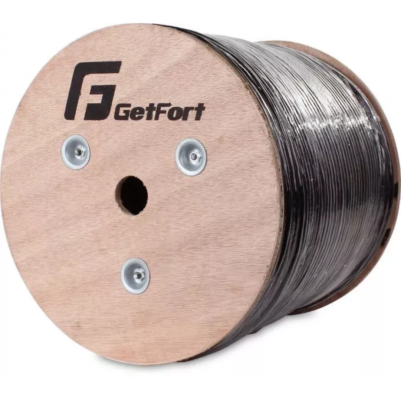 GETFORT Cat.5e F/UTP Outdoor Gel-Filled Patch Cable 500m Black
