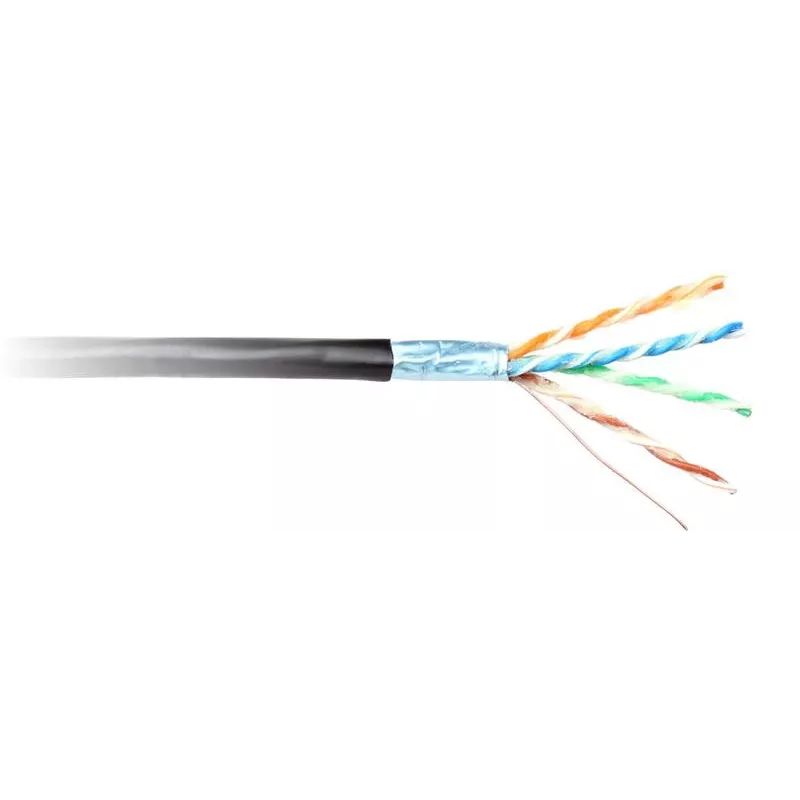 GETFORT CAT.6 F/UTP Outdoor Gel-Filled Twisted Pair Cable 305m Black