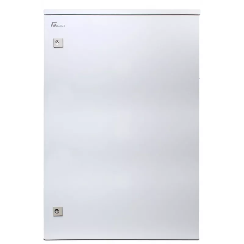 Getfort HGF12-54E-WSG Hermetic 19 inch 12U Wall Mount Rack Cabinet IP54 550x410mm Light Grey