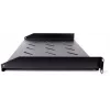 Getfort Universal 19-inch 1U 270mm Black Rack Shelf
