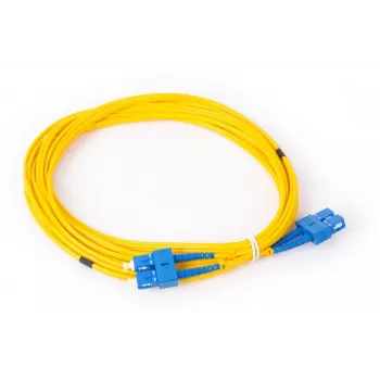 GETFORT GF-SUSUD5 Vienmodis SC/UPC į SC/UPC Dipleksinis Skaidulinis Šuoliukas 5m Geltonas