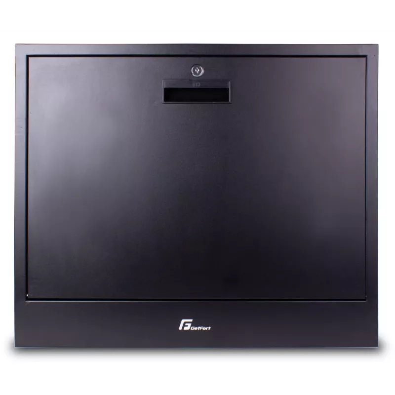 Getfort 2U sieninis CCTV stovas 580x540x130mm juodas