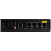 GETFORT GF-110-4PG-1G-1S Pramoninis PoE+ jungiklis, 4x PoE+ 10/100/1000Base-T + 1x 10/100/1000Base-T + 1x 1000Base-X SFP, -40°C iki 80°C, DIN bėgelis, 65W PoE biudžetas