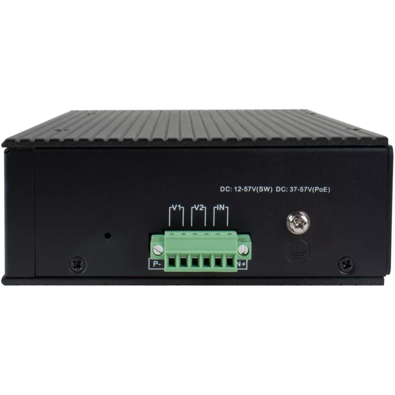 GETFORT GF-110-8PG-2G-2S pramoninis PoE+ jungiklis, 8x PoE+ Gigabit + 2x Gigabit + 2x SFP, -40°C iki 80°C