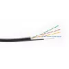 GETFORT Cat.5e U/UTP Outdoor Cable with Messenger Wire 305m Black