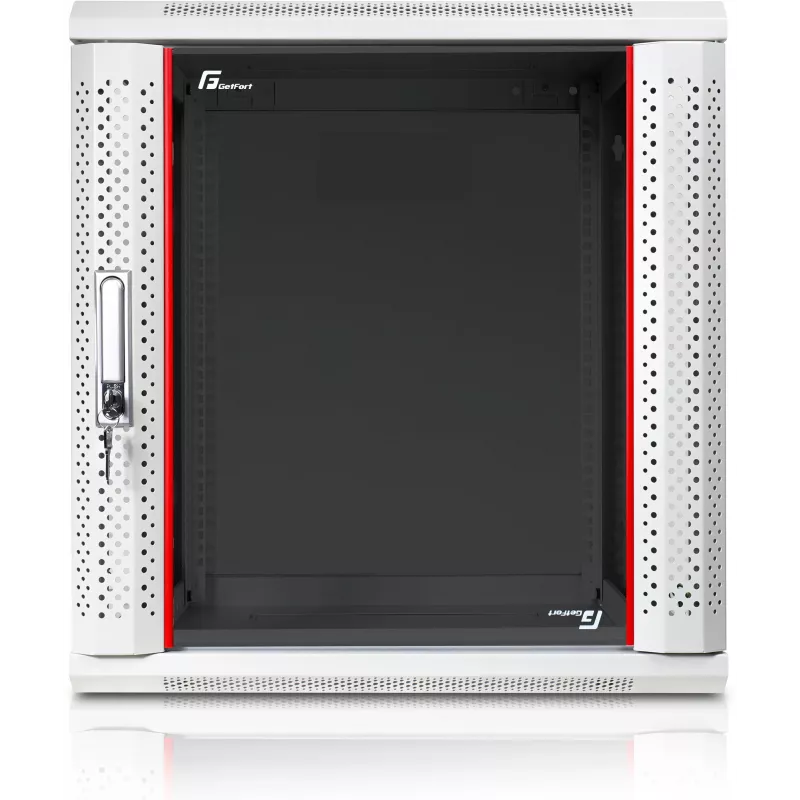 GETFORT 19 inch CALI 12U 600x450 Sieninis stovo korpusas pilkas