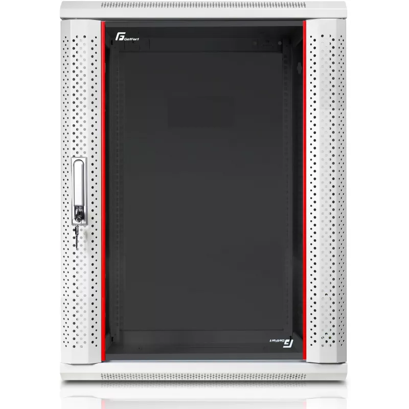 GETFORT 19 inch CALI 18U 600x600 Sieninis stovo korpusas pilkas