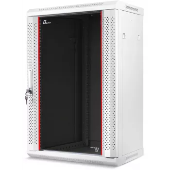 GETFORT 19 inch CALI 18U 600x600 Sieninis stovo korpusas pilkas