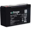 VOLTAGE AGM baterija 6V 12Ah VE6-12 (6-9 metų tarnavimo laikas)