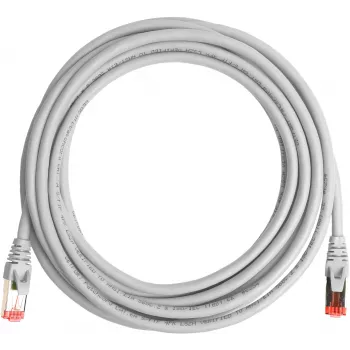 GETFORT CAT.6A S/FTP LSOH Patch Cable 10m Pilka