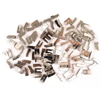 GETFORT RJ45 Cat.6 ekranuota jungtis 8P8C su laidų kreiptuvu (100 vnt.)