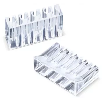GETFORT RJ45 Cat.6 8P8C UTP modulinis kištukas su integruotu laidų kreiptuvu (100 vnt. pakuotė)