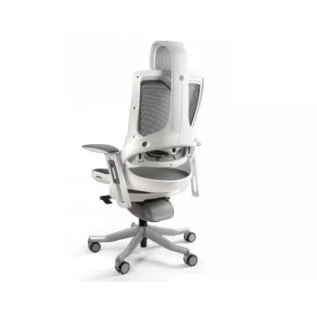 UNIQUE Wau 2 NW41 Ergonominė biuro kėdė, anglies/balta tinklelis