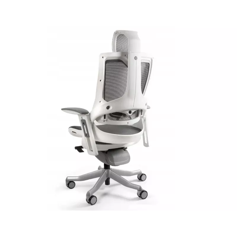 UNIQUE Wau 2 NW41 Ergonominė biuro kėdė, anglies/balta tinklelis
