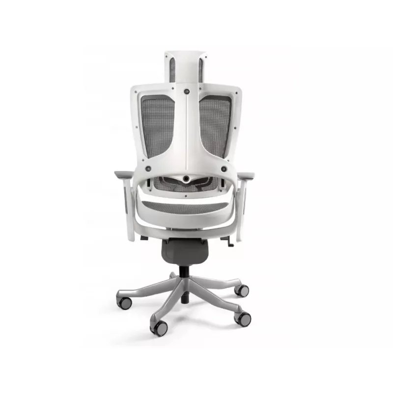 UNIQUE Wau 2 NW41 Ergonominė biuro kėdė, anglies/balta tinklelis