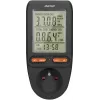 ORNO OR-WAT-435/B Energijos skaitiklis ir energijos suvartojimo skaičiuotuvas, 230V, 16A, LCD ekranas, juoda