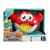 LEAN TOYS Bubble Making Machine Blower Solution Bubbles Maker Automatic Machine Crab Red