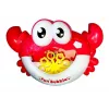 LEAN TOYS Bubble Making Machine Blower Solution Bubbles Maker Automatic Machine Crab Red