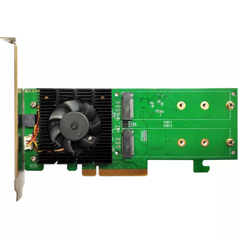 HIGHPOINT 3rd-Gen NVMe SSD7202 1TB M.2 NVMe PCIe Gen3 x4 vidinis SSD