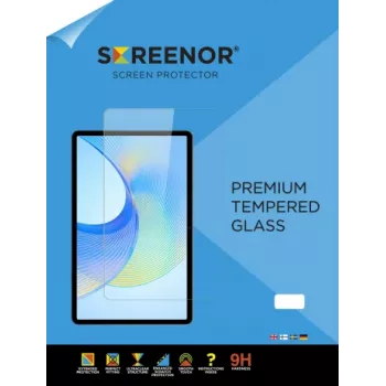 SCREENOR Grūdinto stiklo ekrano apsauga, skirta Apple iPad Pro 10,5 colio (2017) – 9H kietumas, oleofobinė danga, 2,5D užapvalinti kraštai, itin skaidrus HD