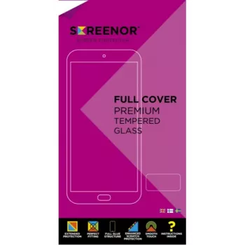 SCREENOR Grūdinto stiklo ekrano apsauga, skirta Apple iPhone 14 Pro, viso ekrano, 9H kietumas, 0,33 mm, permatoma