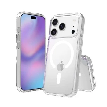 SCREENOR Bumper Case, skirtas Apple iPhone 17 Pro, suderinamas su MagSafe, permatomas