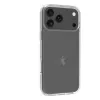 SCREENOR Bumper Case, skirta Apple iPhone 17 Pro Max, permatoma skaidri TPU, smūgius sugerianti, nuo pageltimo apsauganti, plonas profilis