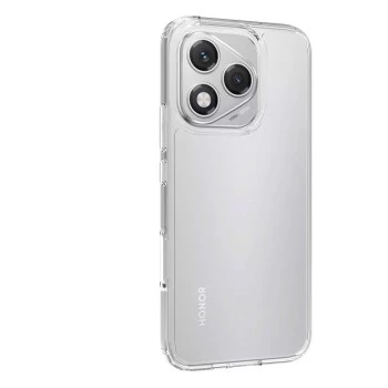 SCREENOR Bumper Case, skirta Honor 90 Lite, permatomas TPU, smūgius sugeriantis, atsparus įbrėžimams, plonas profilis