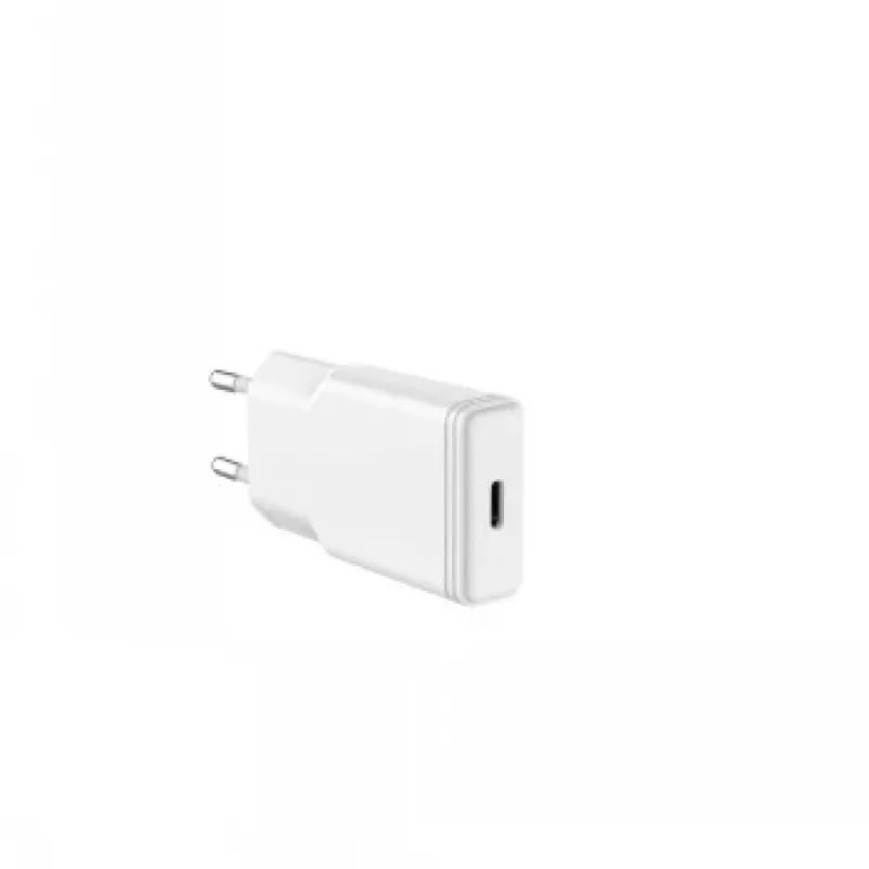 GRATEQ TAHKO 20W USB-C PD sieninis įkroviklis su 1,5 m USB-C į Lightning laidu, baltas