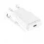 GRATEQ TAHKO 20W USB-C PD sieninis įkroviklis su 1,5 m USB-C į Lightning laidu, baltas