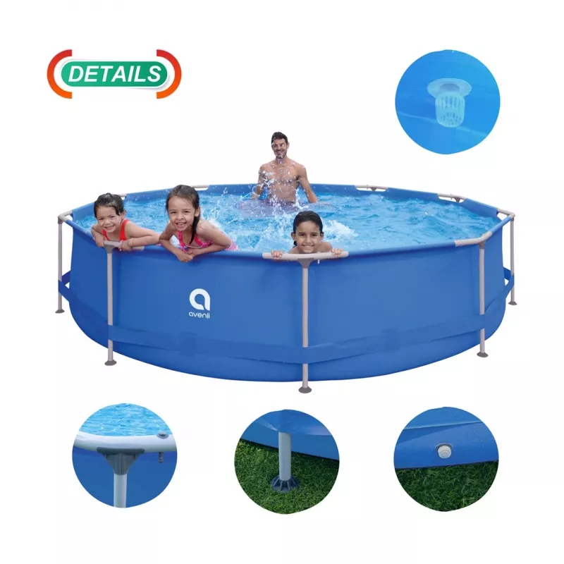 AVENLI Round Frame Pool 366x76 cm Set