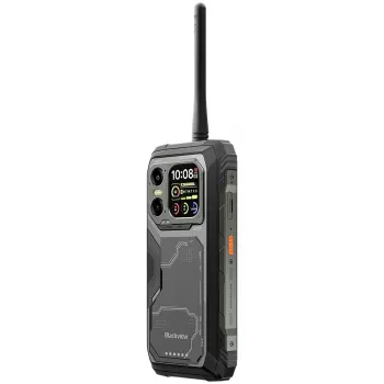 Blackview XPLORE 1 Walkie-talkie 22km 5G neardūžtantis telefonas 6,78 col. FHD 2460x1080 120Hz+2,01 col. 296x240 12+256GB MTK Dimensity 7050 aštuonių branduolių 2,4 GHz Kam 50+64MP+20MP naktinis matymas 20000mAh NFC Gorilla Glass 5 Android 15 MIL-STD juod