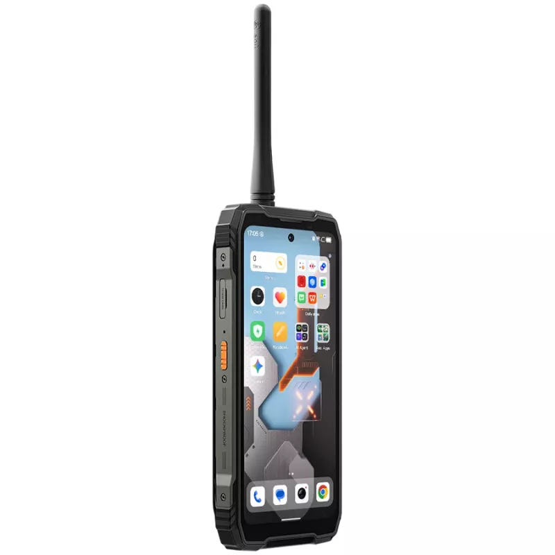 Blackview XPLORE 1 Walkie-talkie 22km 5G neardūžtantis telefonas 6,78 col. FHD 2460x1080 120Hz+2,01 col. 296x240 12+256GB MTK Dimensity 7050 aštuonių branduolių 2,4 GHz Kam 50+64MP+20MP naktinis matymas 20000mAh NFC Gorilla Glass 5 Android 15 MIL-STD juod