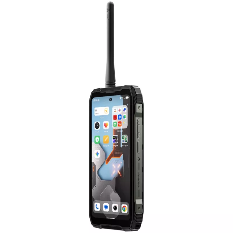 Blackview XPLORE 1 Walkie-talkie 22km 5G neardūžtantis telefonas 6,78 col. FHD 2460x1080 120Hz+2,01 col. 296x240 12+256GB MTK Dimensity 7050 aštuonių branduolių 2,4 GHz Kam 50+64MP+20MP naktinis matymas 20000mAh NFC Gorilla Glass 5 Android 15 MIL-STD juod