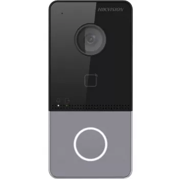 Hikvision DS-KV6113-PE1(C) Durų stotelė - 2MP HD, PoE, IP65, IK08, juoda