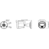 Hikvision DS-2CE16K0T-LPFS 3K 4-in-1 Bullet Camera su 2.8mm objektyvu ir balta šviesa