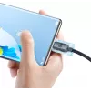 Baseus Crystal Shine USB-A į USB-C laidas 1,2m 100W 6A QC 3.0 Pintas nailonas Juodas