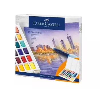 Faber-Castell Polychromos meninės spalvoti pieštukai - 48 vnt. - įvairių spalvų