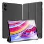 Dux Ducis Domo Case su atverčiamu dangteliu ir Smart Sleep funkcija, skirta Xiaomi Redmi Pad Pro (4G/5G)/Poco Pad 12.1 - Juoda