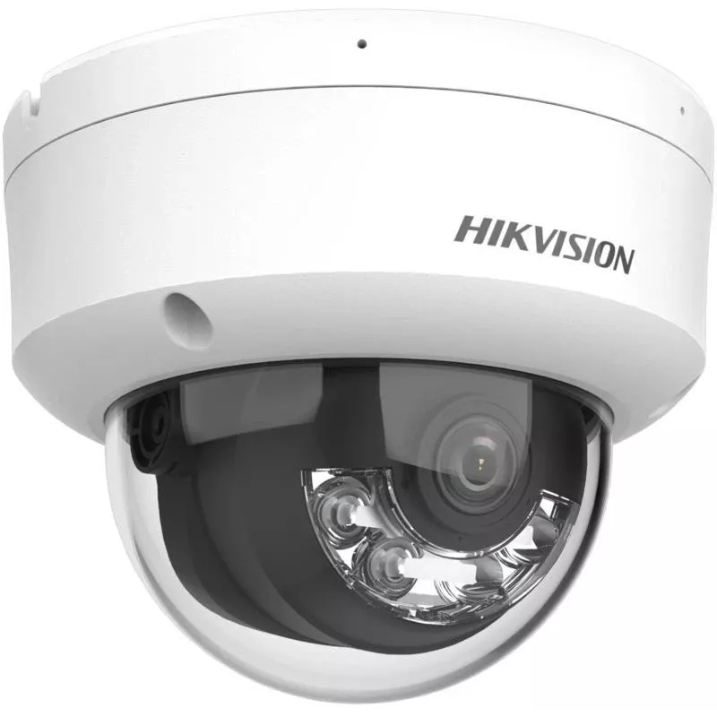 Hikvision DS-2CD2143G2-LI(2.8mm) PL 4MP AcuSense kupolinė IP kamera su 2,8 mm objektyvu, balta šviesa ir IR