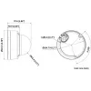 Hikvision DS-2CD2143G2-LI(2.8mm) PL 4MP AcuSense kupolinė IP kamera su 2,8 mm objektyvu, balta šviesa ir IR