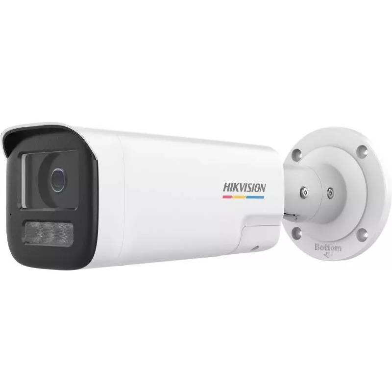 Hikvision DS-2CD1B47G3H-LIUF/SRB(2.8mm) 4MP ColorVu IP kamera su balta šviesa, įmontuotu mikrofonu, MicroSD, PoE