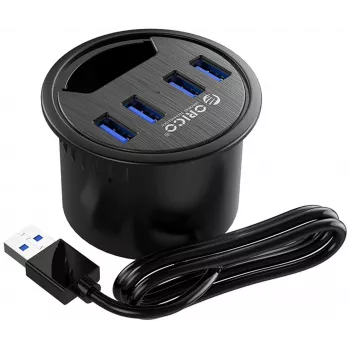 ORICO 4-Port USB 3.0 Hub USB-A 5Gbps Black