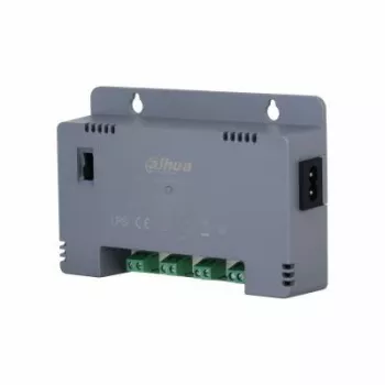 Dahua PFM344D-4CH-EN Maitinimo blokas, 12V DC, 4 kanalų, 48W, montuojamas ant sienos