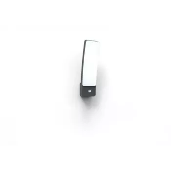 KIRA 5288903118 18W LED sieninis šviestuvas su PIR judesio jutikliu, juodas, IP54