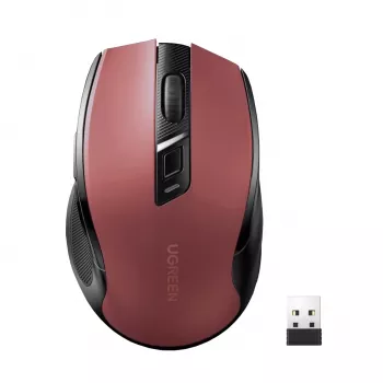 UGREEN MU006 Wireless Optical Mouse 2.4GHz / Bluetooth 5.0 4000 DPI - Red